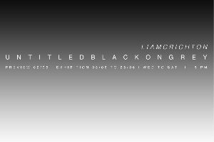Untitled (Black on Grey) by Liam Crichton